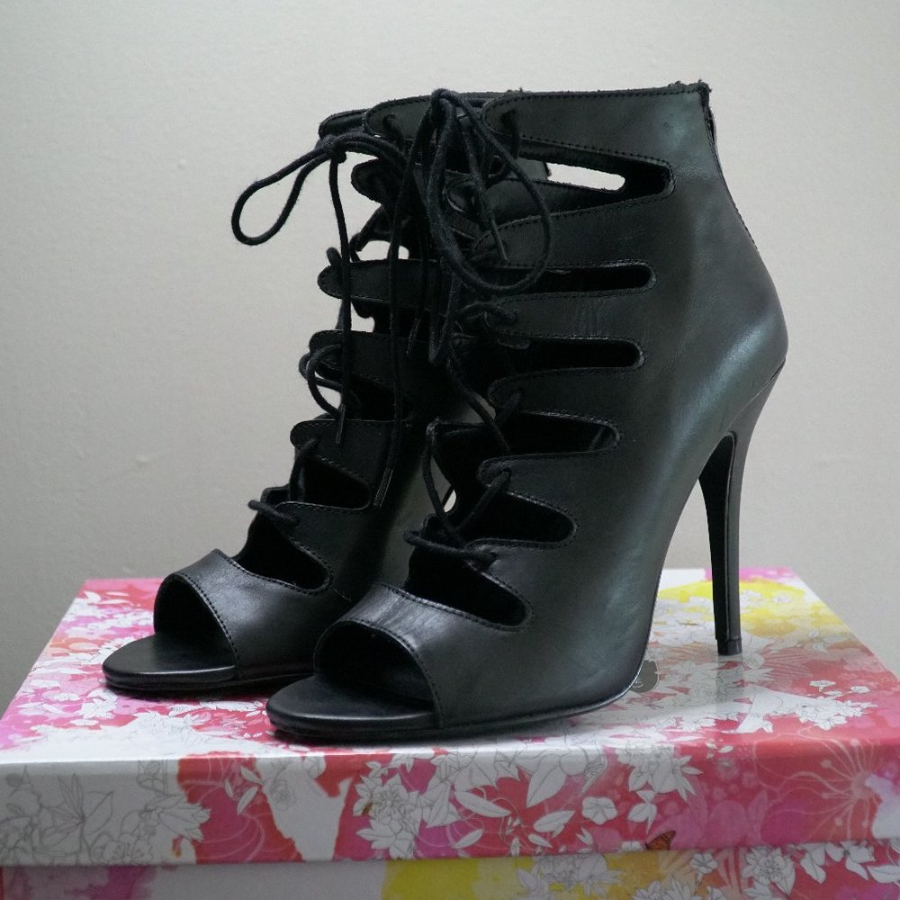 Chinese Laundry Black Heels Size 10 Jackpot Soft Atanado